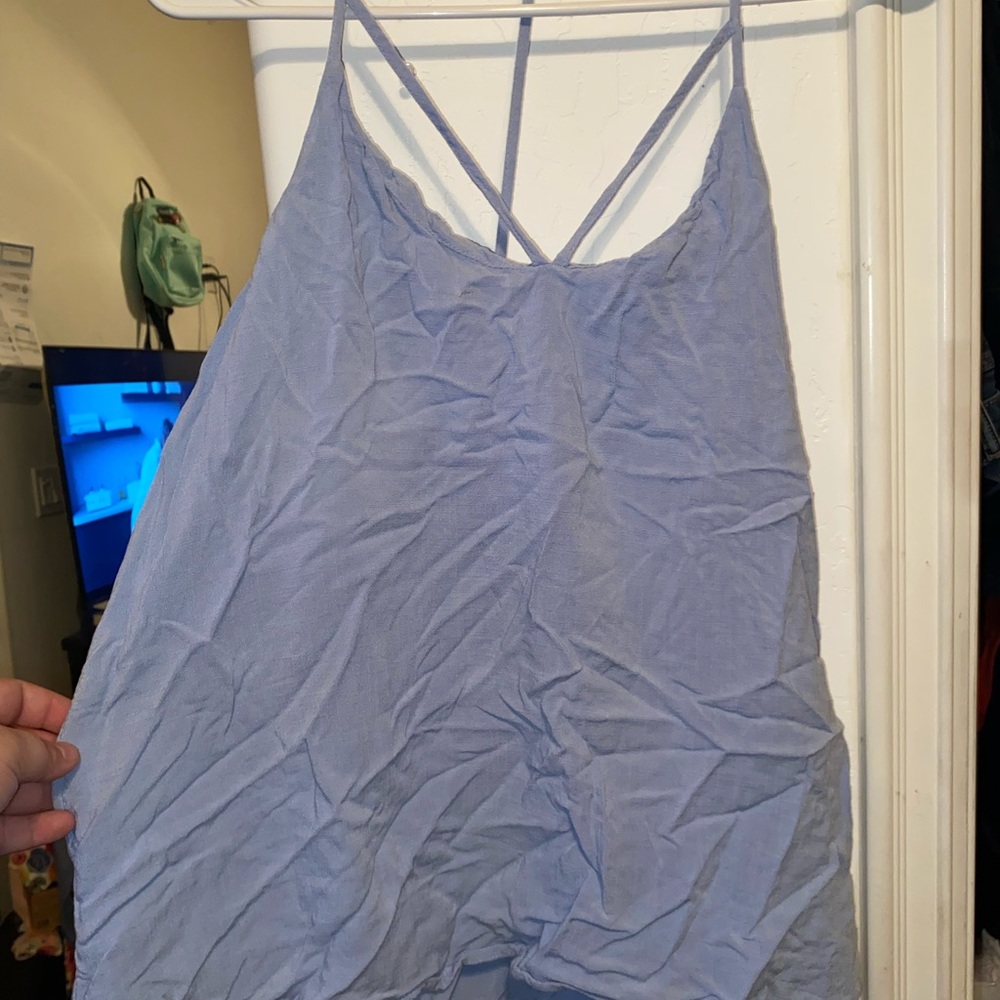 Light blue tank top